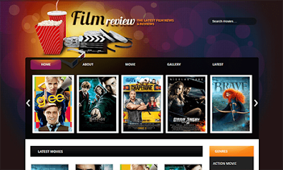 Film Reviews Blogger Templates