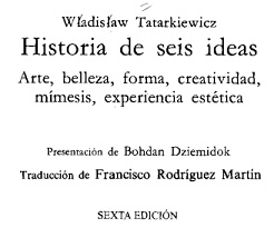 W. TATARKIEWICS (2001)