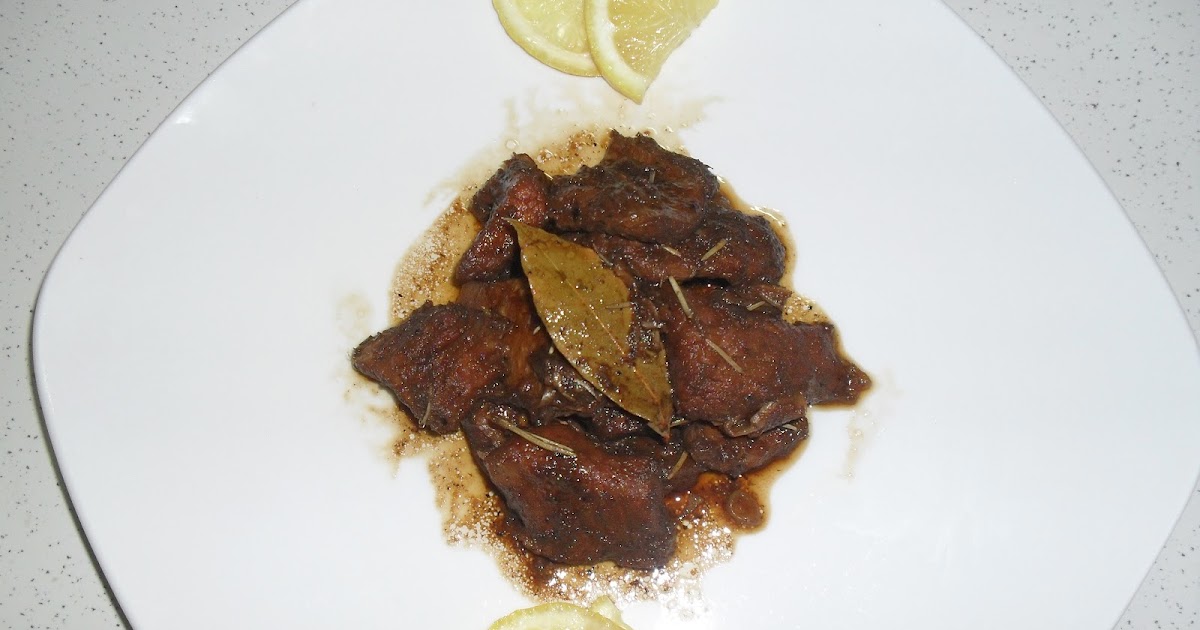 Heartly Made.. by Gina Beef Adobo with Lemon and Rosemary