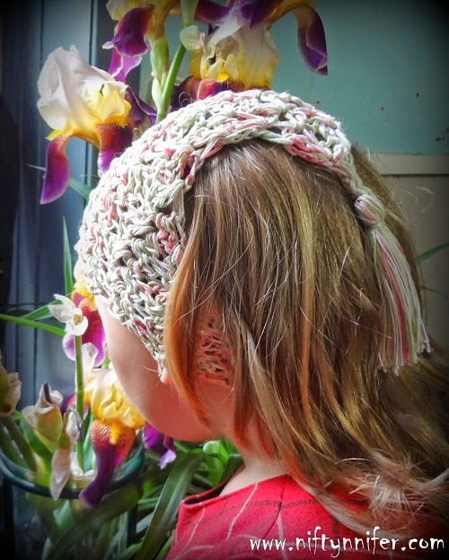 Niftynnifer's Crochet & Crafts Free Crochet Pattern Hair Kerchief