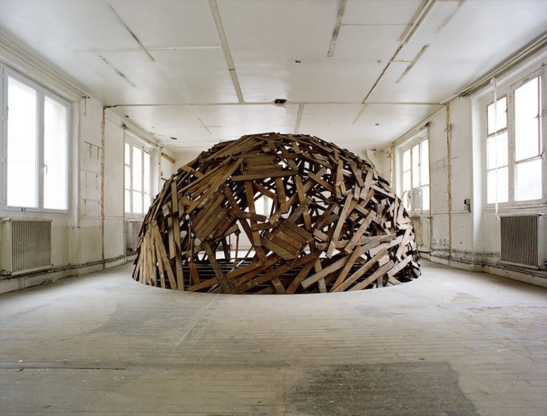 Derelict Structure Transformed into Temporary Art Gallery Junkculture