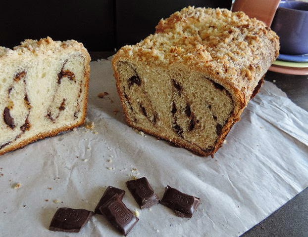 Babka Chocolate Con Streusel De Avellana
