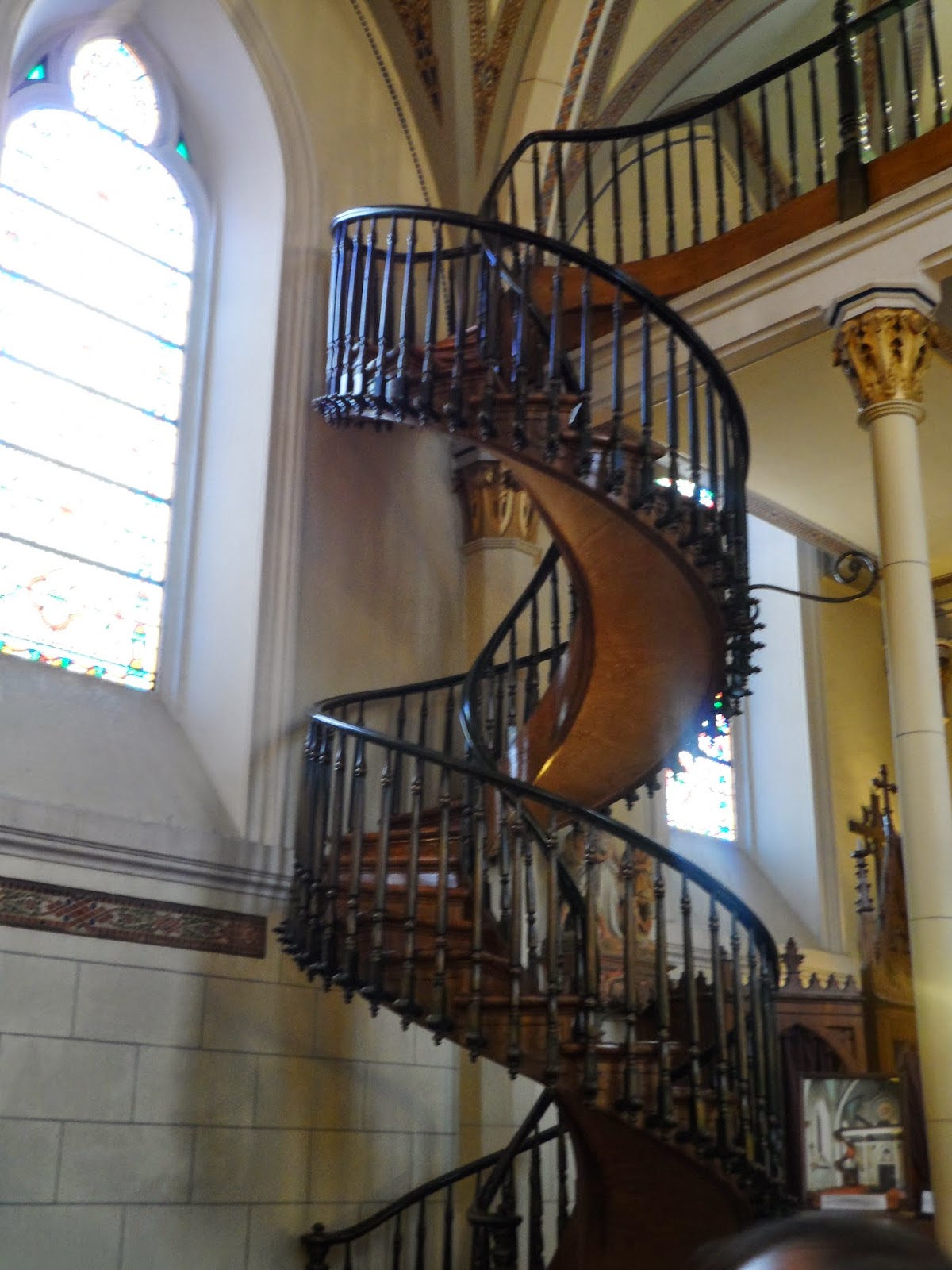 A Simple Catholic The Miraculous Staircase of Loretto Chapel, Santa Fe
