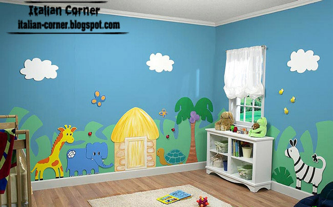Italian Kids Room Themes Paints Ideas 2013