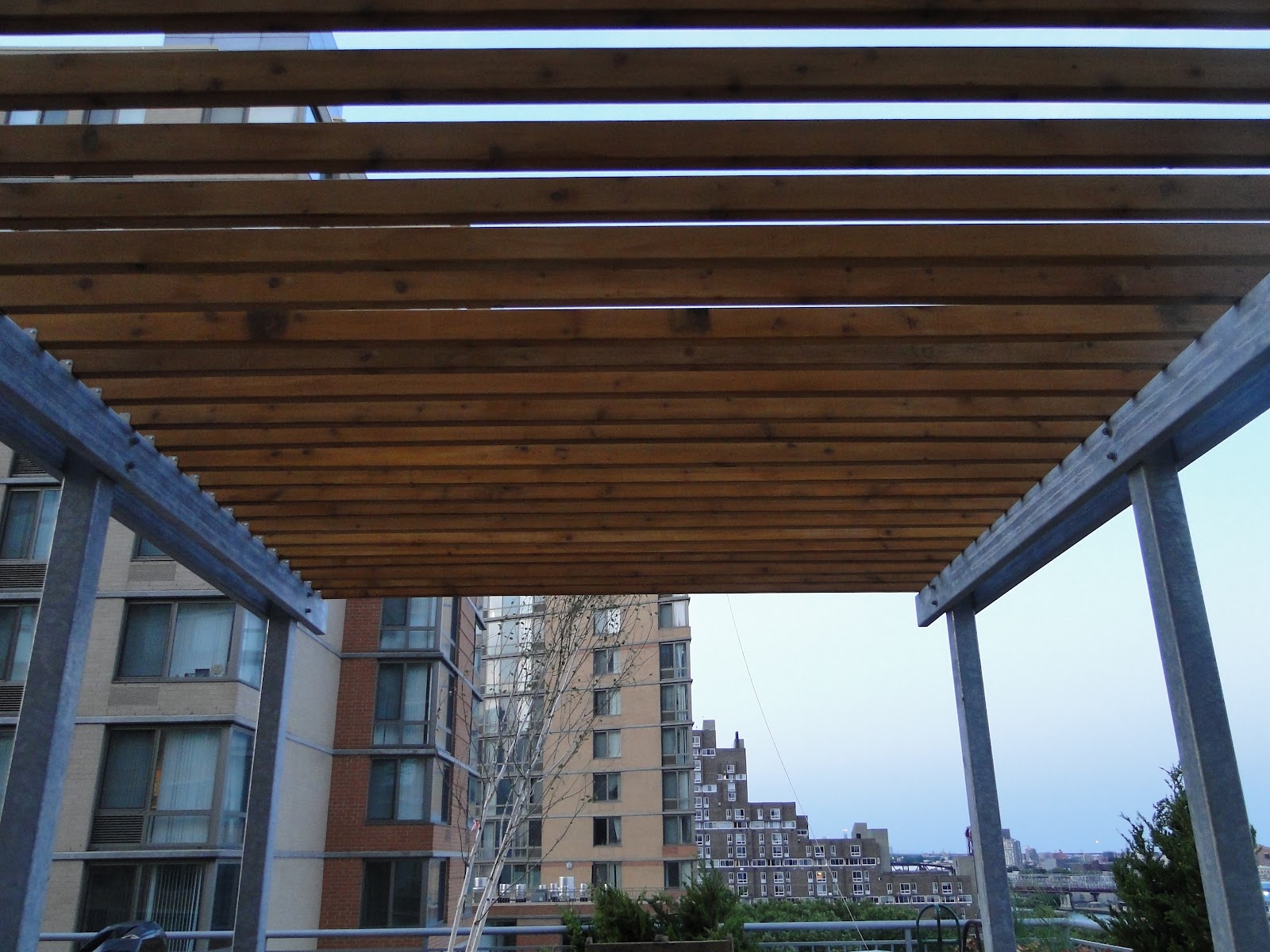 Terrace Makeover Steel Pergola Work