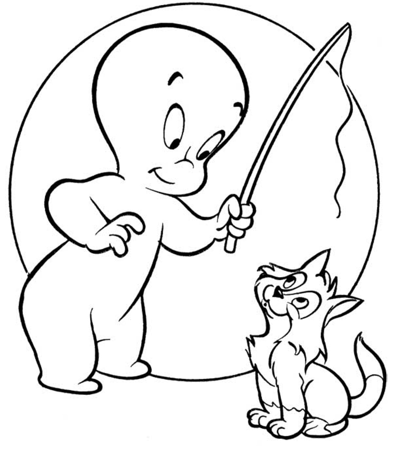 Coloring Pages: Ghosts Coloring Pages and Clip Art Free and Printable
