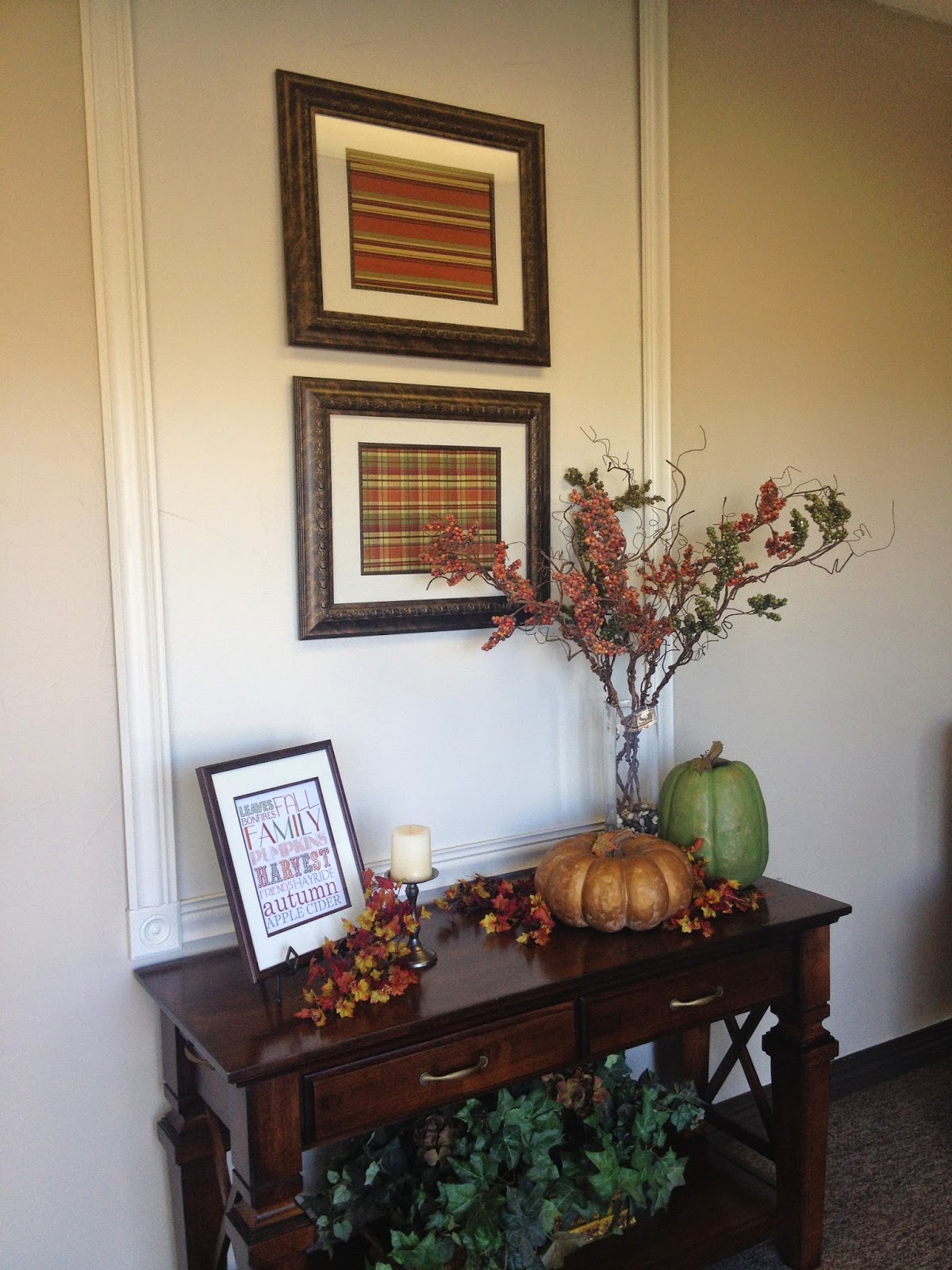 Hope Continually -- Psalm 71:14: Simple Fall Decor for your Church Foyer
