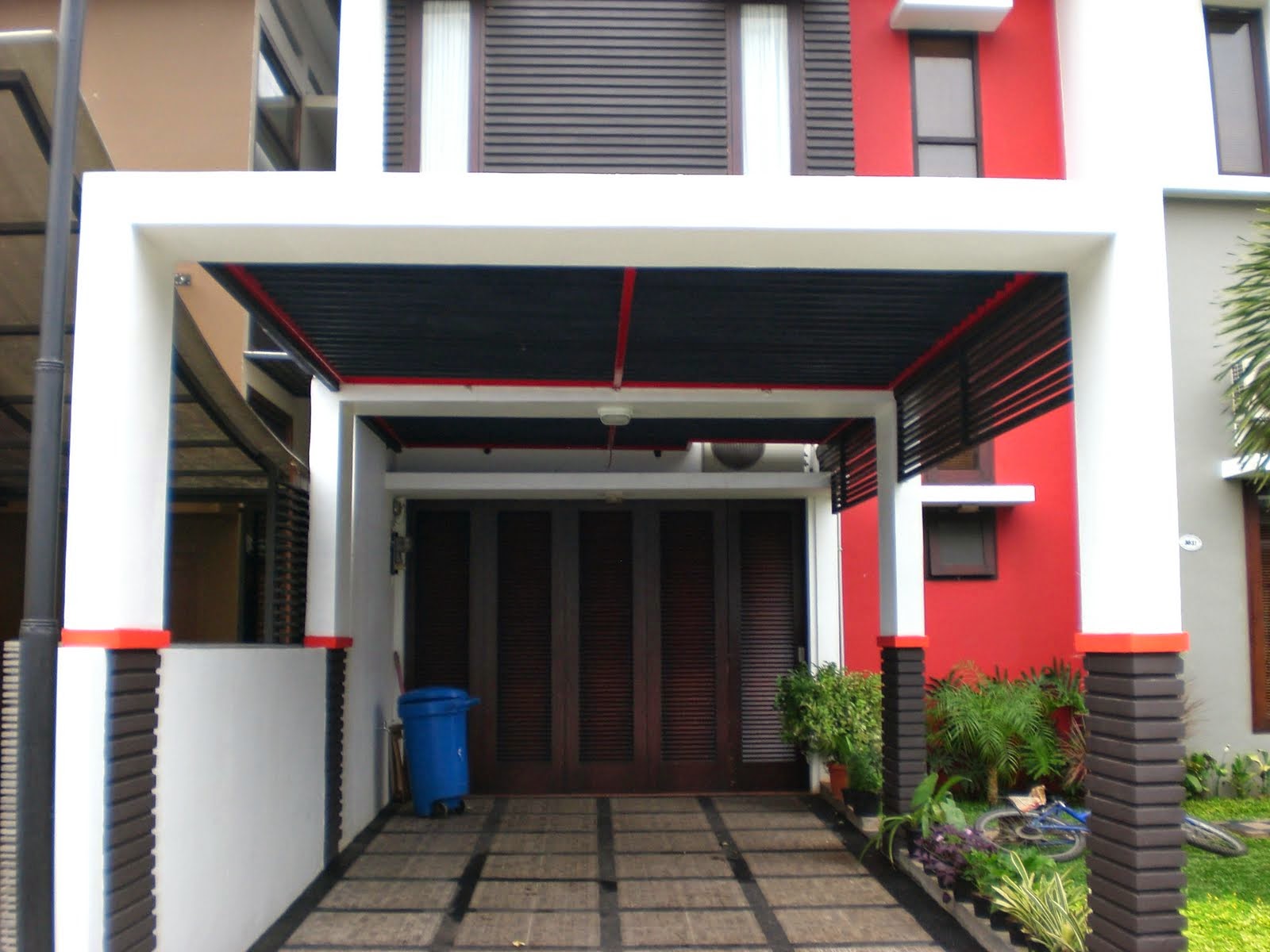 Contoh model desain kanopi terah rumah minimalis - Inspirasi Desain