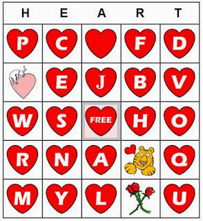 Valentine's Day Bingo Cards For Kids 1