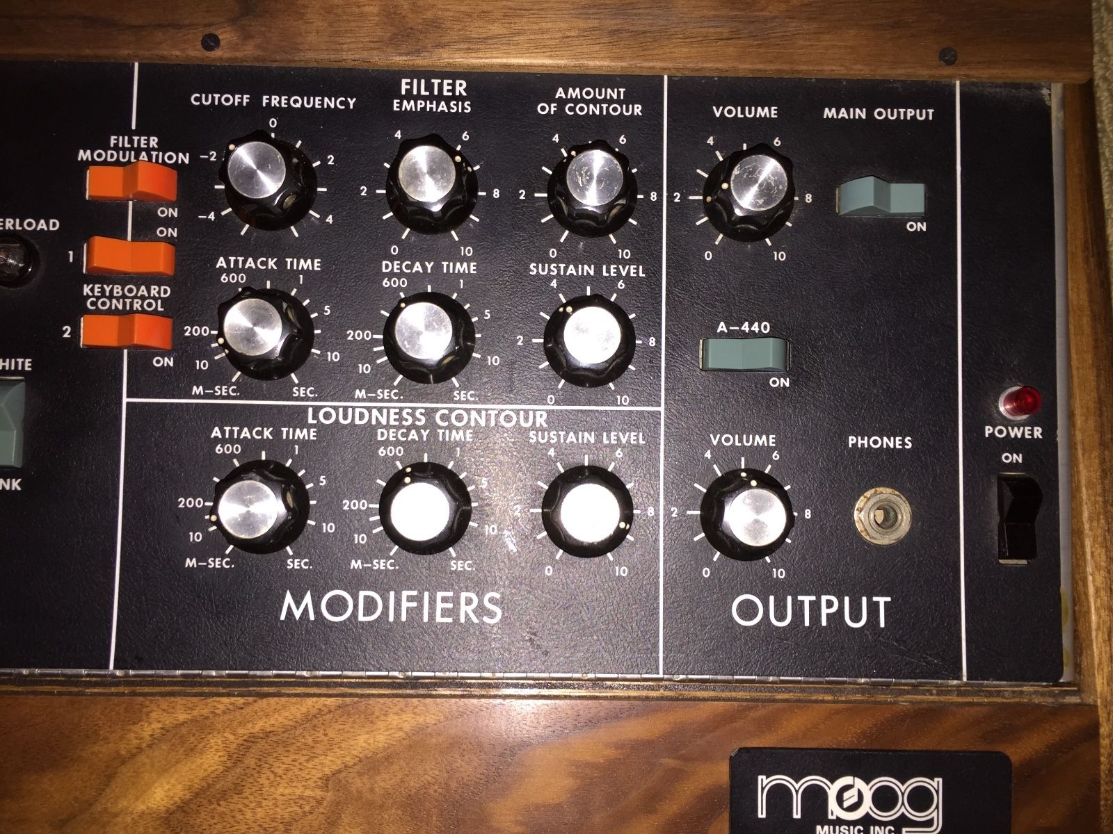 MATRIXSYNTH Moog Minimoog D Synthesizer W/ Midi Opto Key