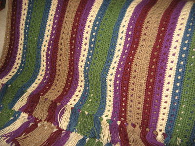 Crossed Double Crochet Afghan