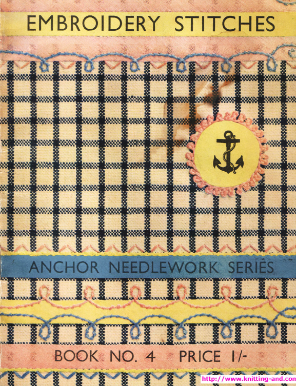 The Vintage Pattern Files 1930's Sewing Anchor Embroidery Book No.04
