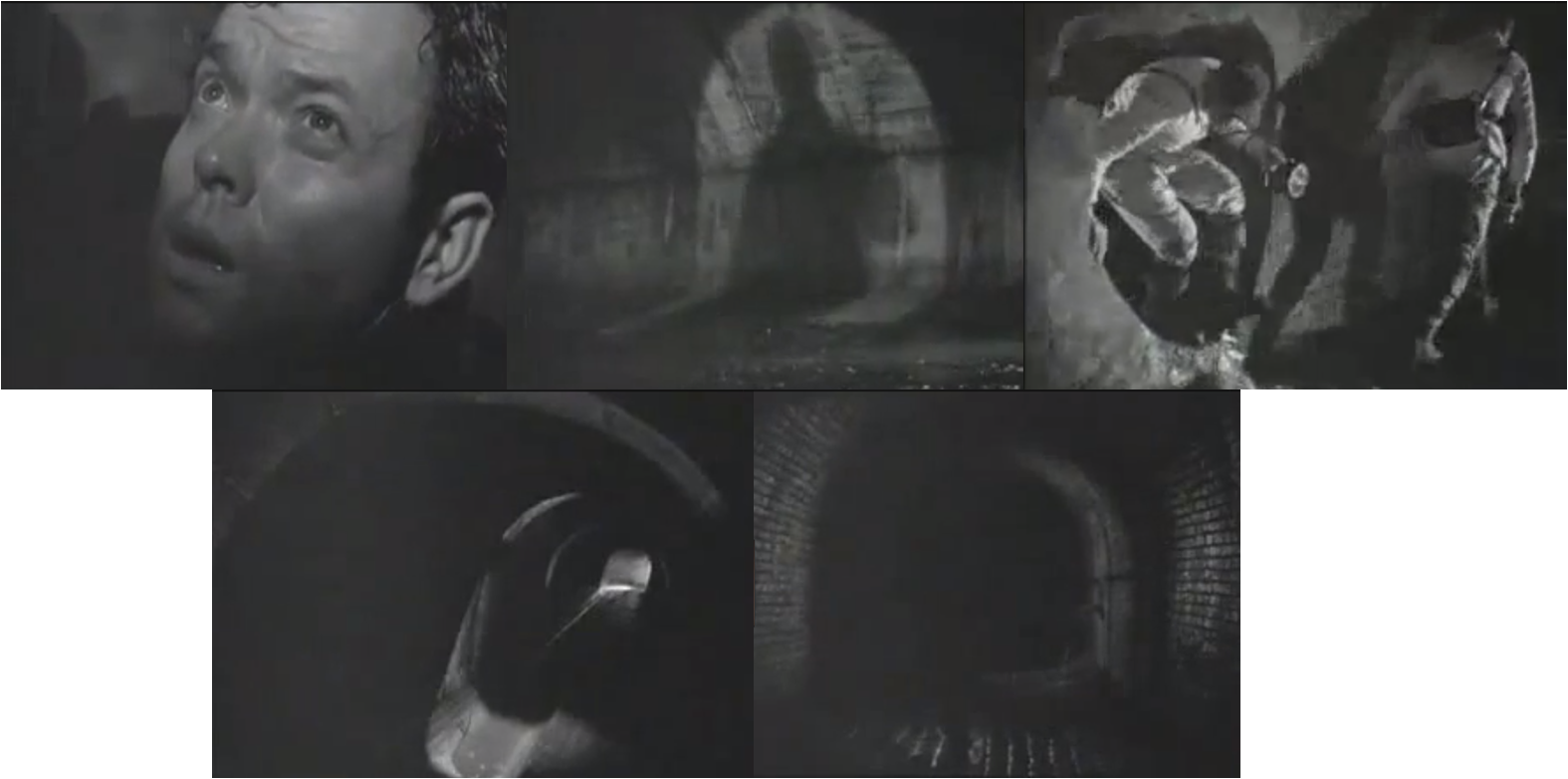 Sophie's Media Blog In 'The Third Man' sewer scene, how is claustrophobia and disorientation