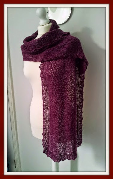 lace knit scarf