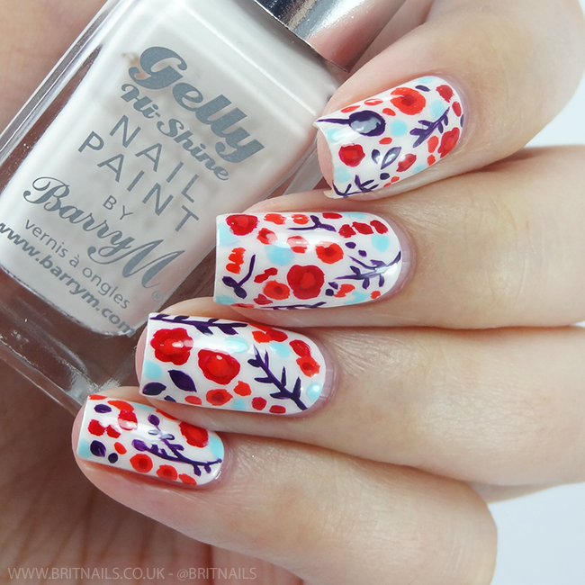 Inspired By Kipling Pop Floral Purse Brit Nails