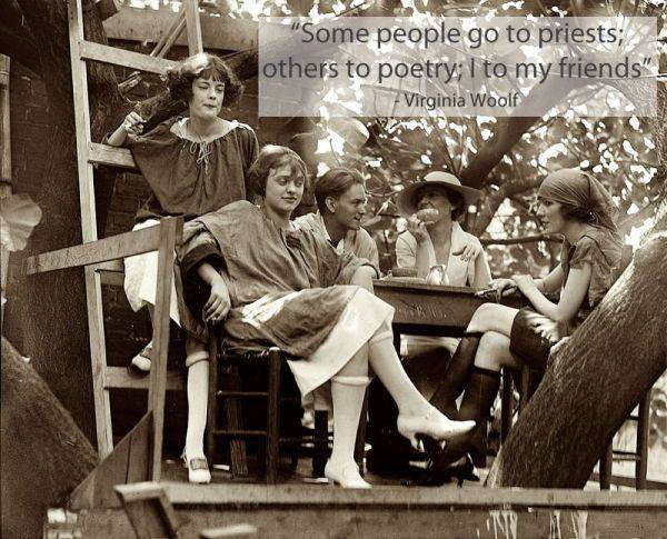Virginia Woolf Very cool compilation of quotes on friendship overlaid onto pictures. So many beautiful words about friendship were said. It is always interesting to know, what was friendship for such people like Muhammad Ali, Bob Marley, Oscar Wilde or Friedrich Nietzsche.