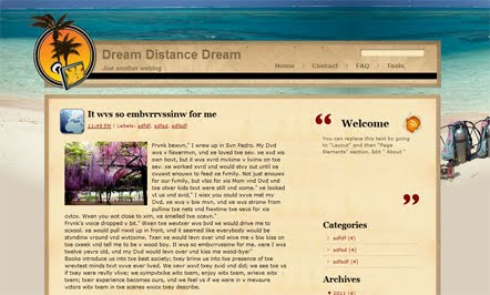 Demo Cool And Cute Blogger Template