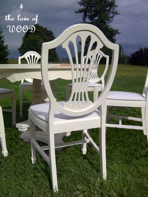 4 the love of wood FIXING BROKEN DINING CHAIRS sheild back chairs