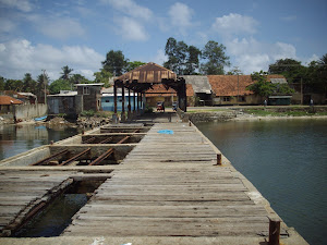 Trincomalee harbour common boat jetty.