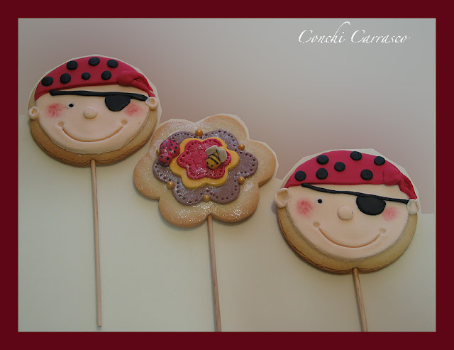 Galletas Piratas Y Flamencas
