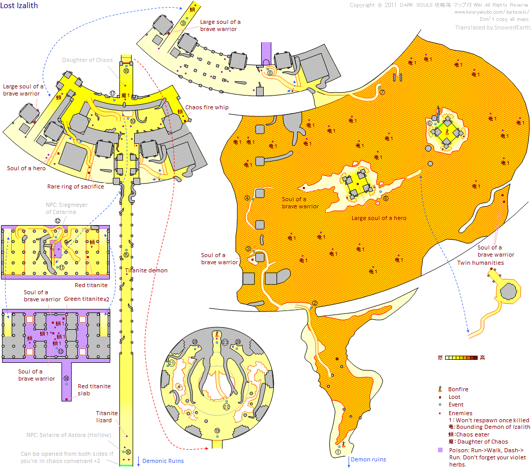(Dica) Mapas das áreas de Dark Souls ~ GamerNerd