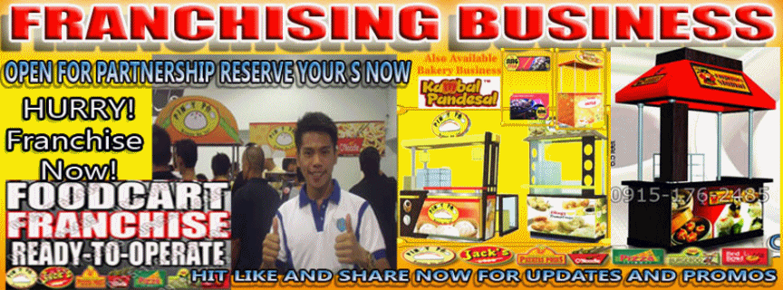 TFD TOP FRANCHISE BUSINESS PHILIPPINES: AFFORDABLE FOOD CART FRANCHISE
