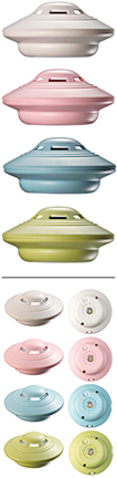 UFO Personal Alarm is multifunctional by preventing burglars from entering your door, windows, dressers or desk drawers. Protect you stuff at home or in the office with this UFO Personal Alarm that can be placed on doors, windows, drawers or closets.