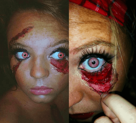 Letters of Fashion My Halloween Makeup // Bloody Bloggers