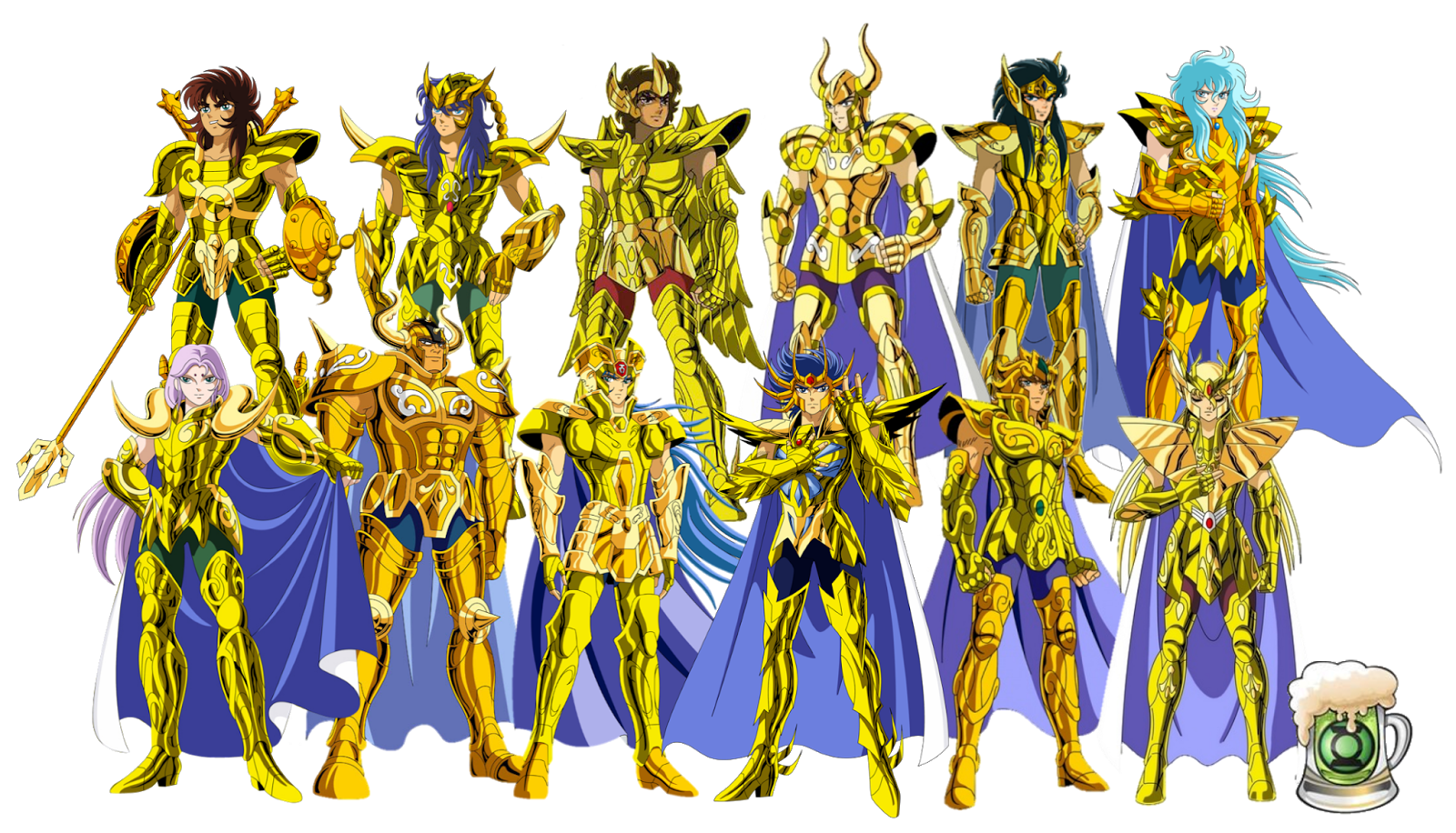Cavaleiros de Ouro das Dozes Casas  Seya cavaleiros do zodiaco, Cavaleiros  do zodiaco, Anime chibi