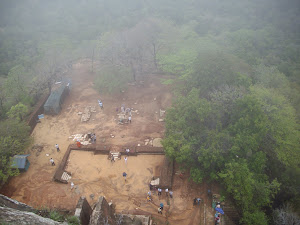 The view from the top of Sigiriya Fort.