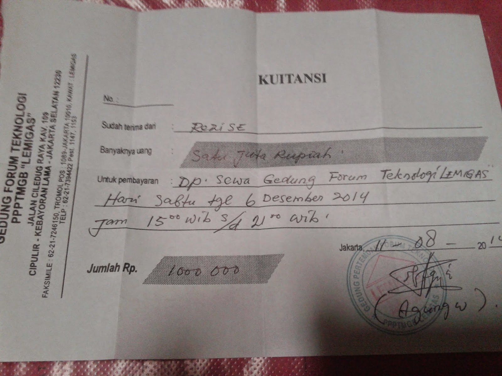 Rezy Bardinal Latif Catatan Harian Musisi Galau Hunting