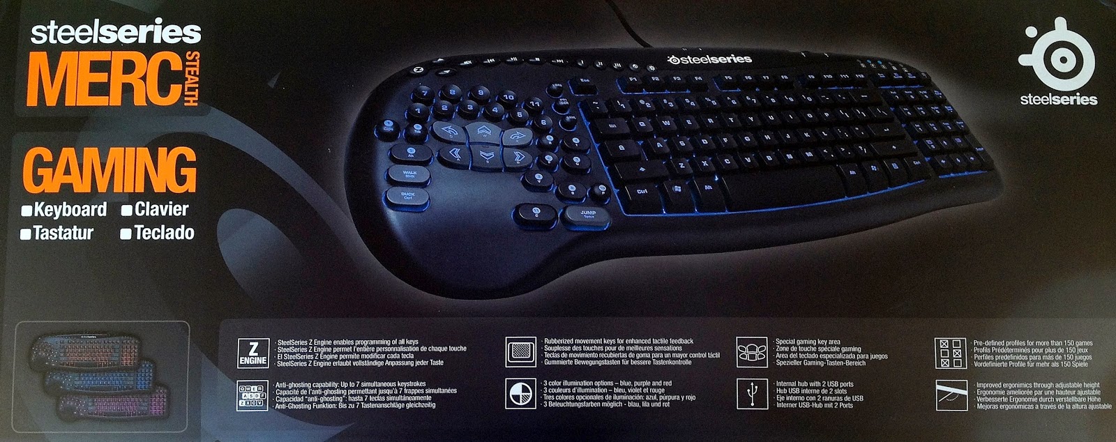 Limited Addiction SteelSeries Merc Stealth Gaming Keyboard Review & Photos