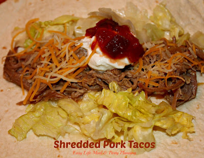 Shredded Pork Tacos - Easy Life Meal & Party Planning