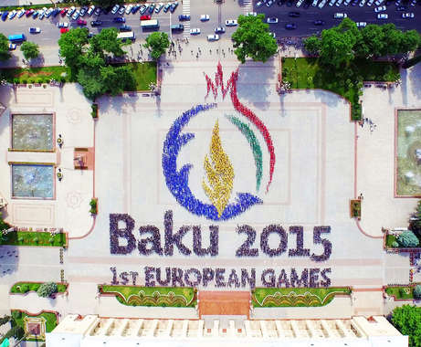 BAKU 2015 Great FLASHMOB in GANJA