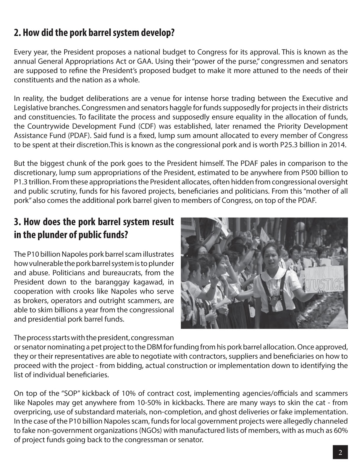 Primer on the Pork Barrel System in the Philippines Priest Stuff