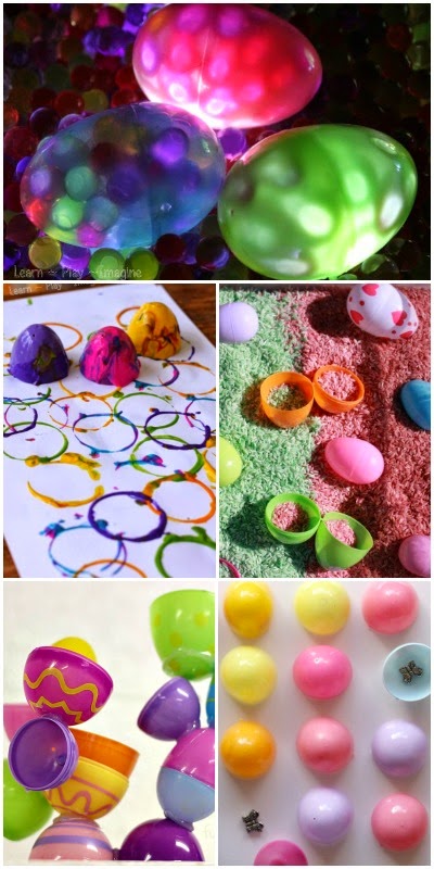 15 fun and unique ways to play with plastic eggs - be sure to save your eggs even after Easter is over!