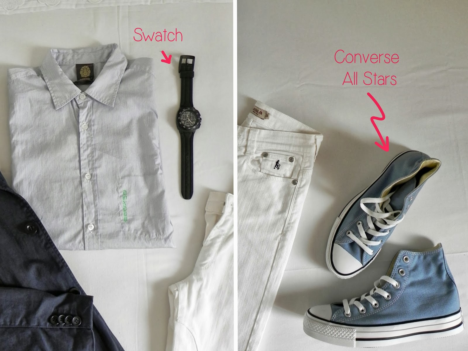 giacca converse azzurra