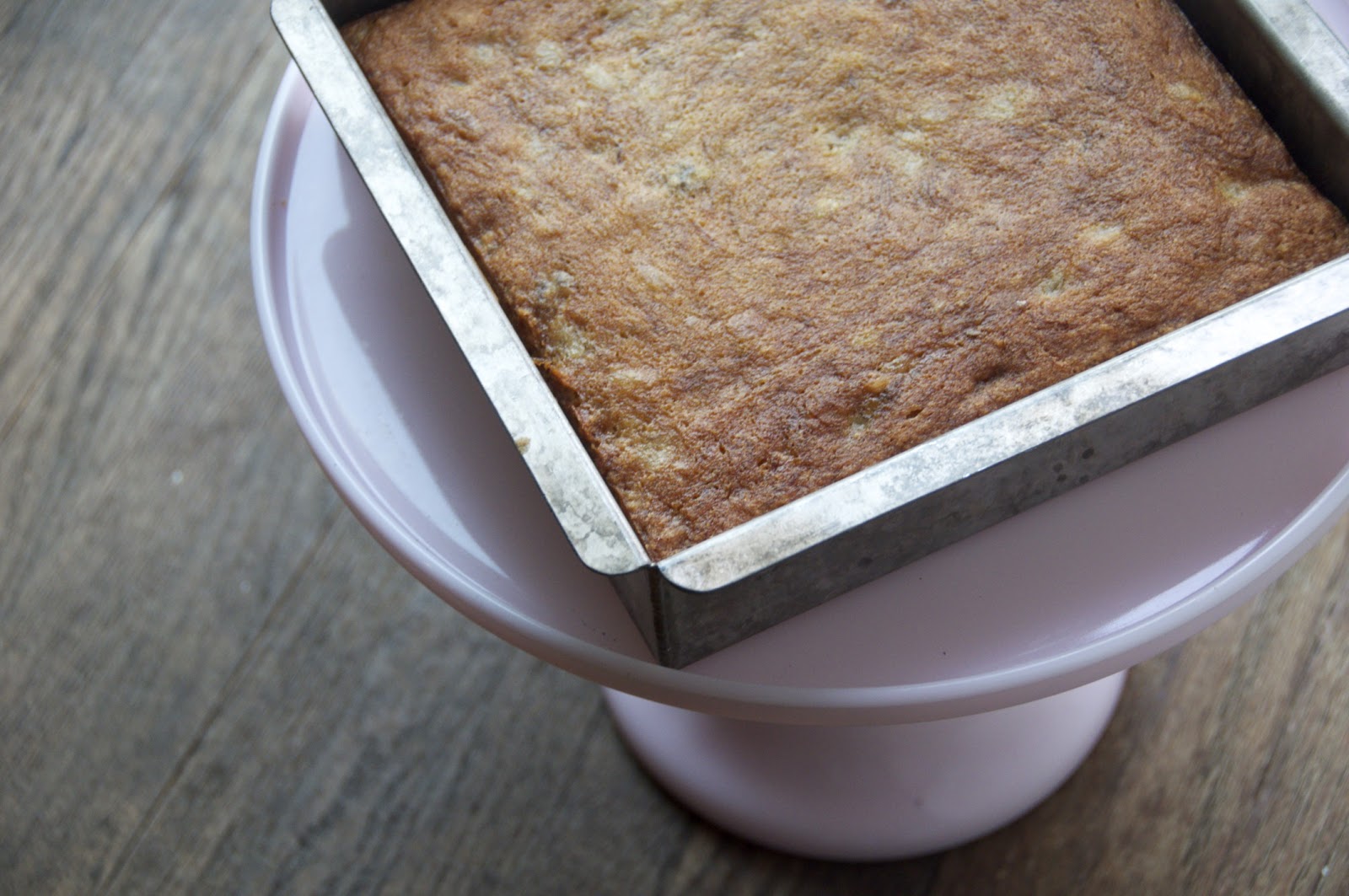 see you in the morning banana cake + oreo swiss meringue buttercream
