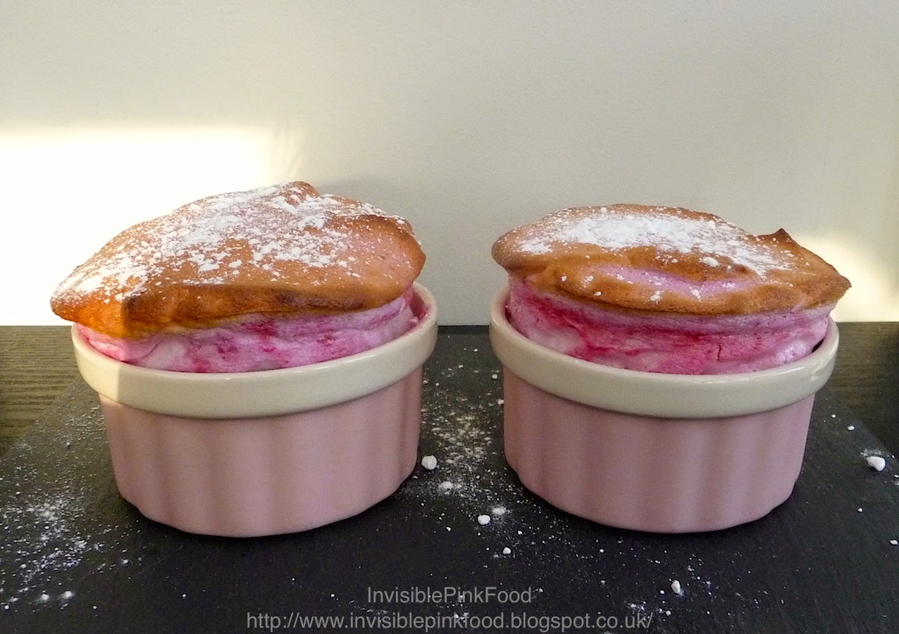 InvisiblePinkFood Raspberry souffle