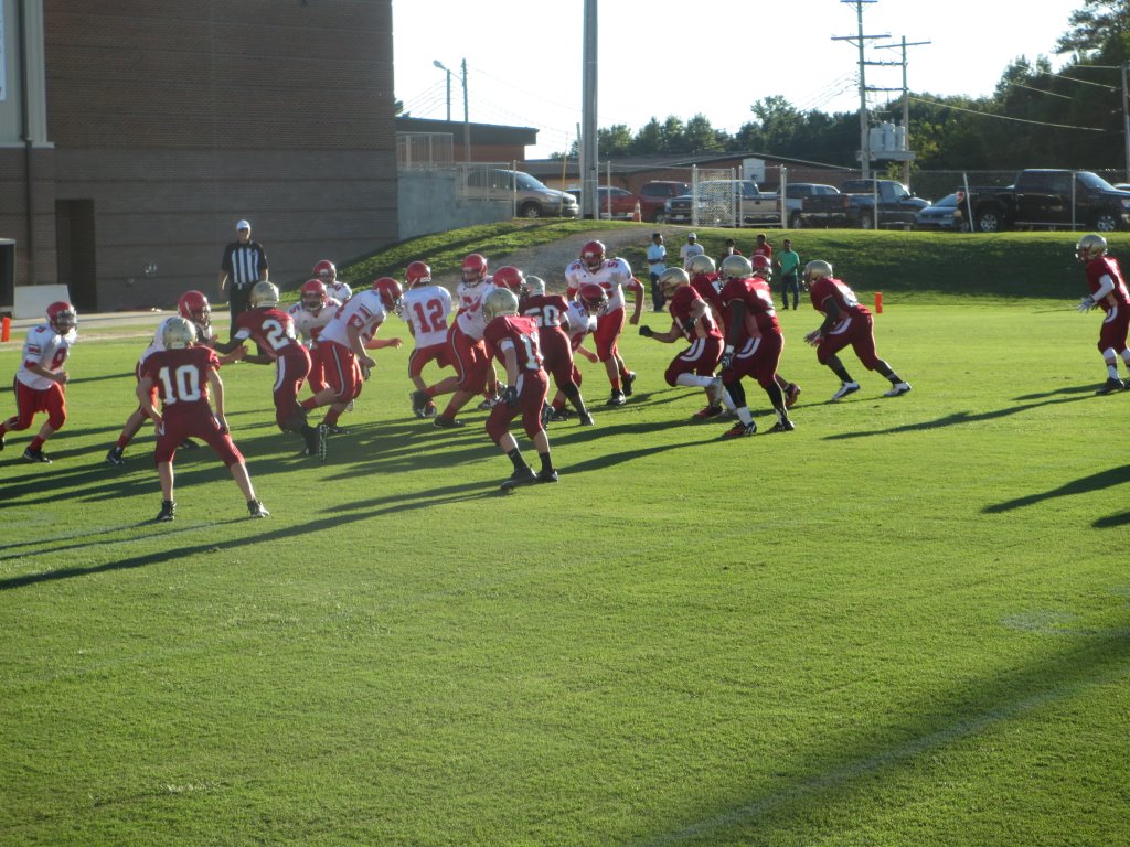 Elkmont Football Indians Sweep Past Red Devils