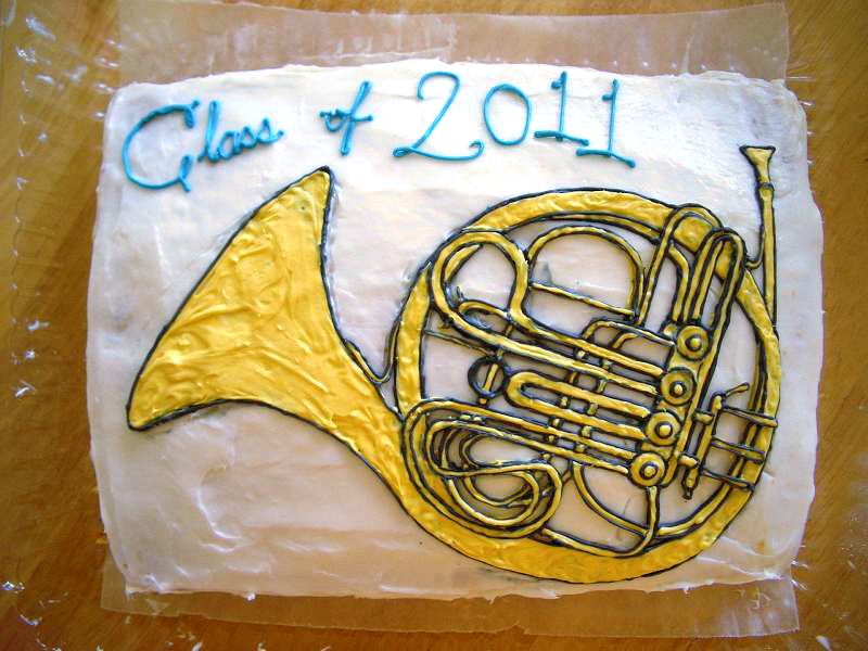 bittersweetcrafts French Horn Cake
