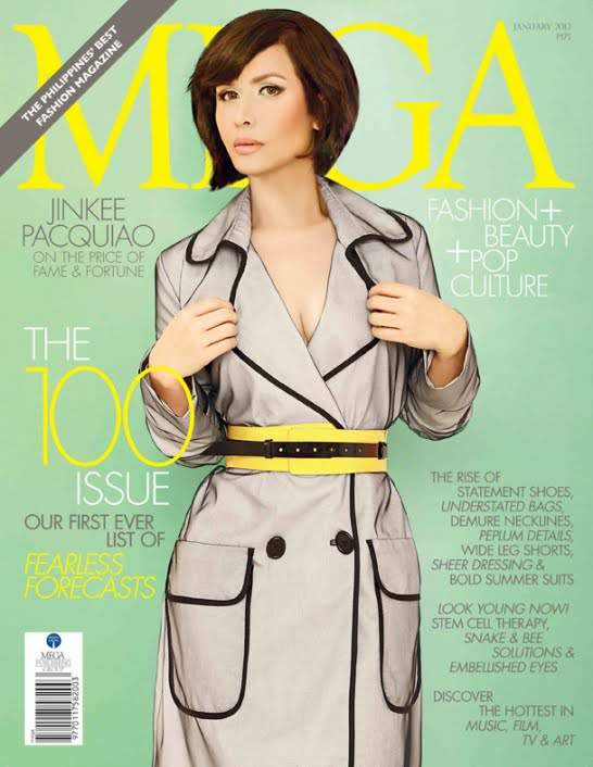 Jinkee Pacquiao, MEGA Magazine – January 2012 Issue, Jinkee Pacquiao Twitter