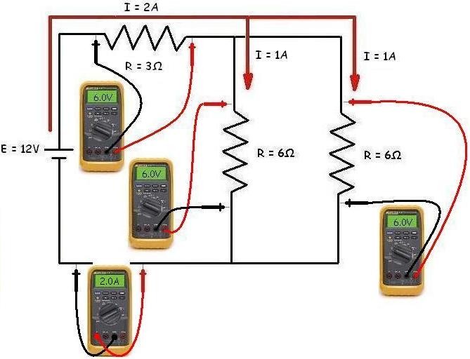 Voltage drop formula series circuit