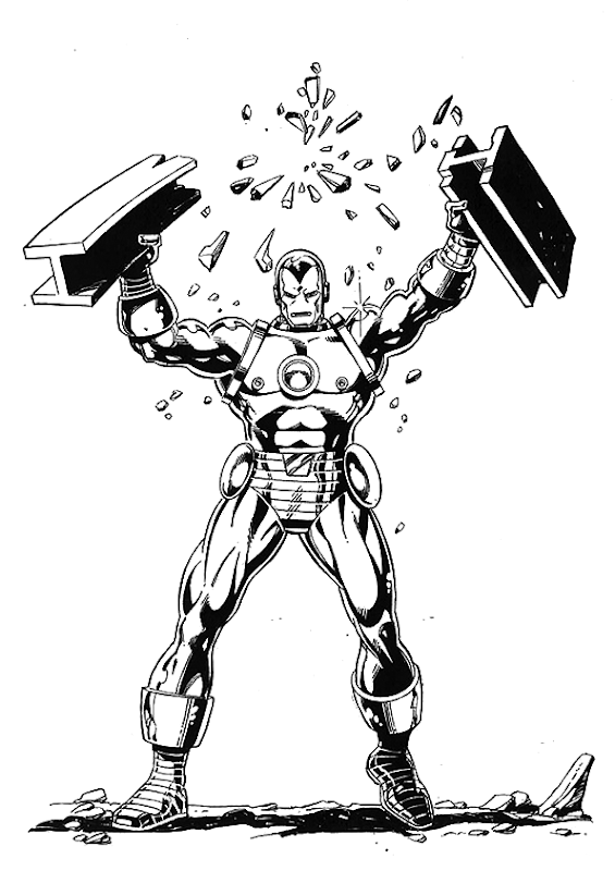 Iron Man Coloring Pages title=