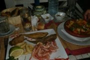 Fish dinner in Agadir