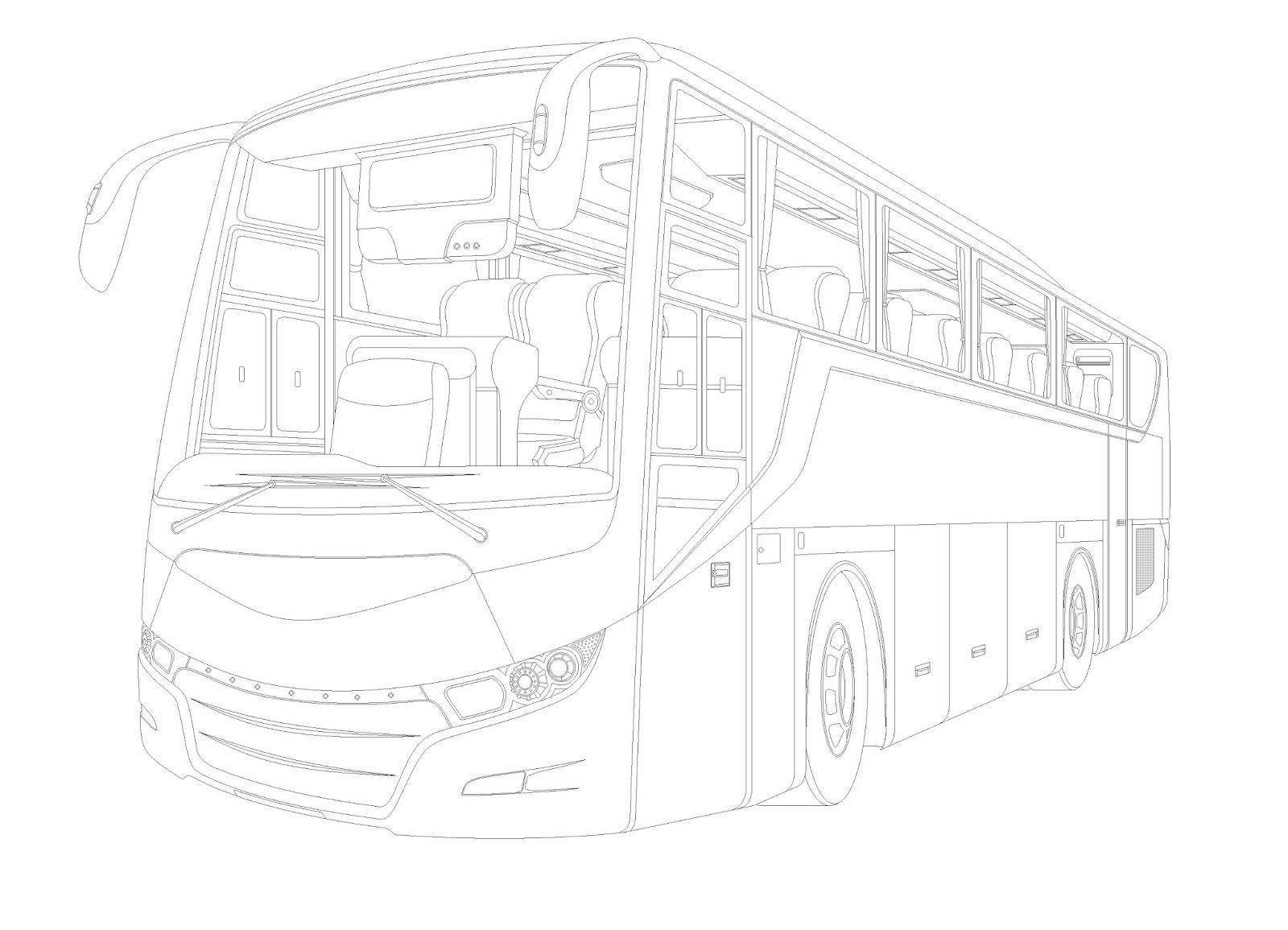 Design Bus Edelweis HD V 20 Terbaru KAROSERI INDONESIA