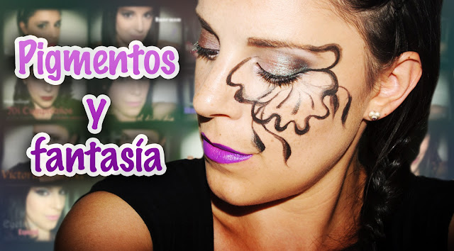 Maquillaje fantasía con eyeliner, pigmentos, flor, rosa, Fantasy makeup with eyeliner, pigments, flower, pink, Silvia Quirós Maquillaje fantasía con eyeliner, pigmentos, flor, rosa, Fantasy makeup with eyeliner, pigments, flower, pink, Silvia Quirós