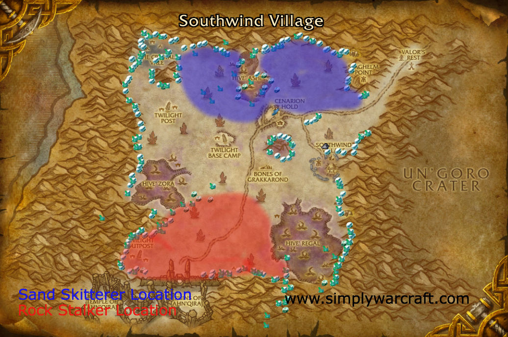 Simply Warcraft Farming Ironweb Spider Silk