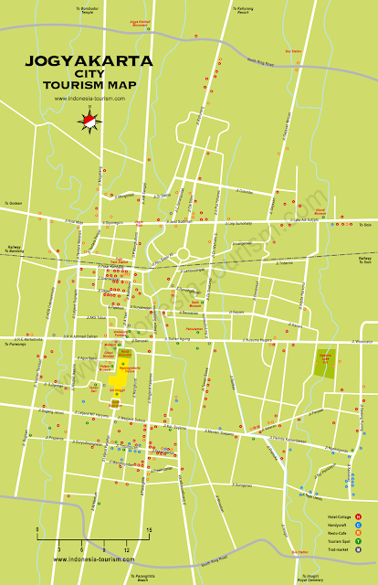 peta yogyakarta tourism map