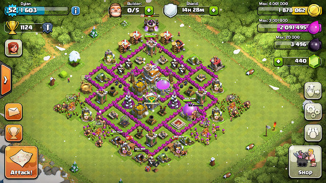 Macam-Macam Contoh Base COC TH 7, 8, 9, 10 Macam-Macam Contoh Base COC TH 7, 8, 9, 10
